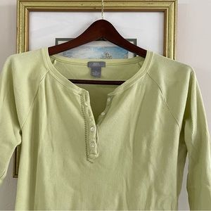 Green Knit Top